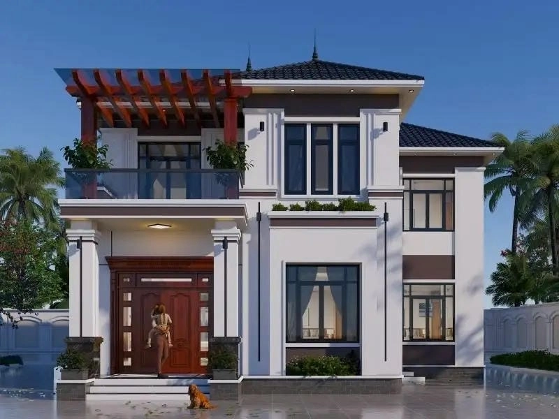 Tham khảo mẫu nhà ngang 5m dài 10m đẹp tinh tế