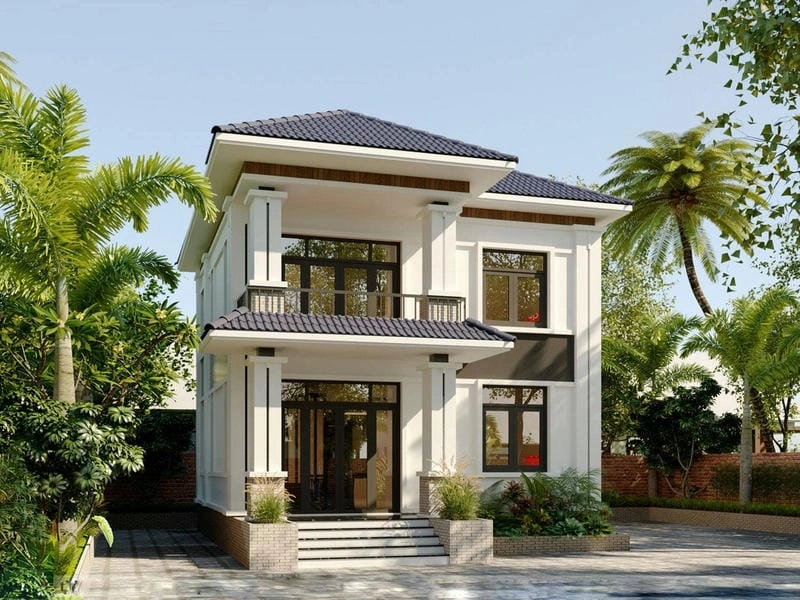 Ý tưởng mẫu nhà ngang 6 dài 10 hài hòa đẹp