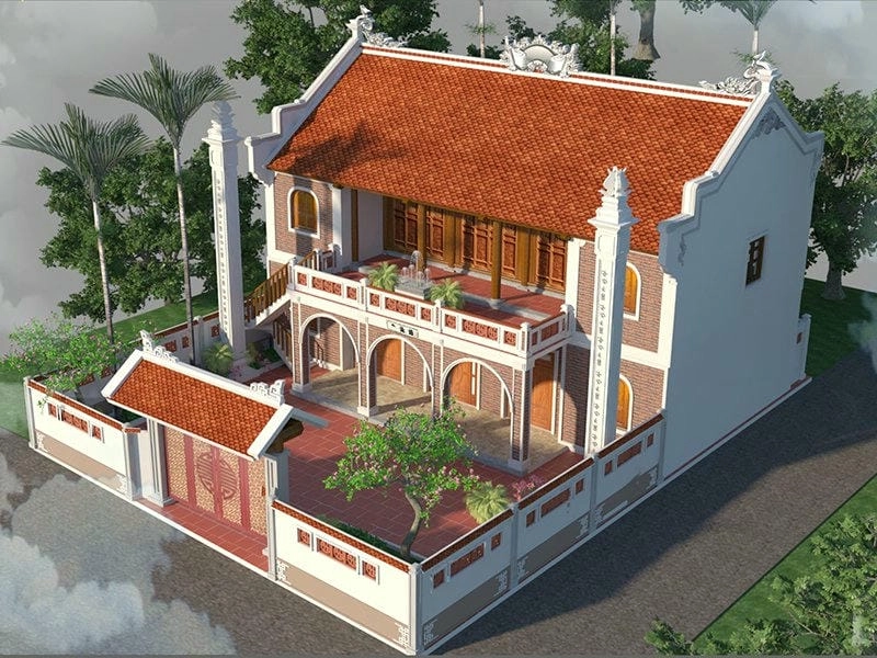 mẫu nhà thờ họ đơn giản giá rẻ đáp ứng nhu cầu tiết kiệm