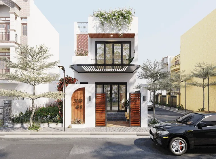 Ngắm nhìn mẫu nhà ống 2 tầng mặt tiền 3m dài 18m nhà ống hiện đại