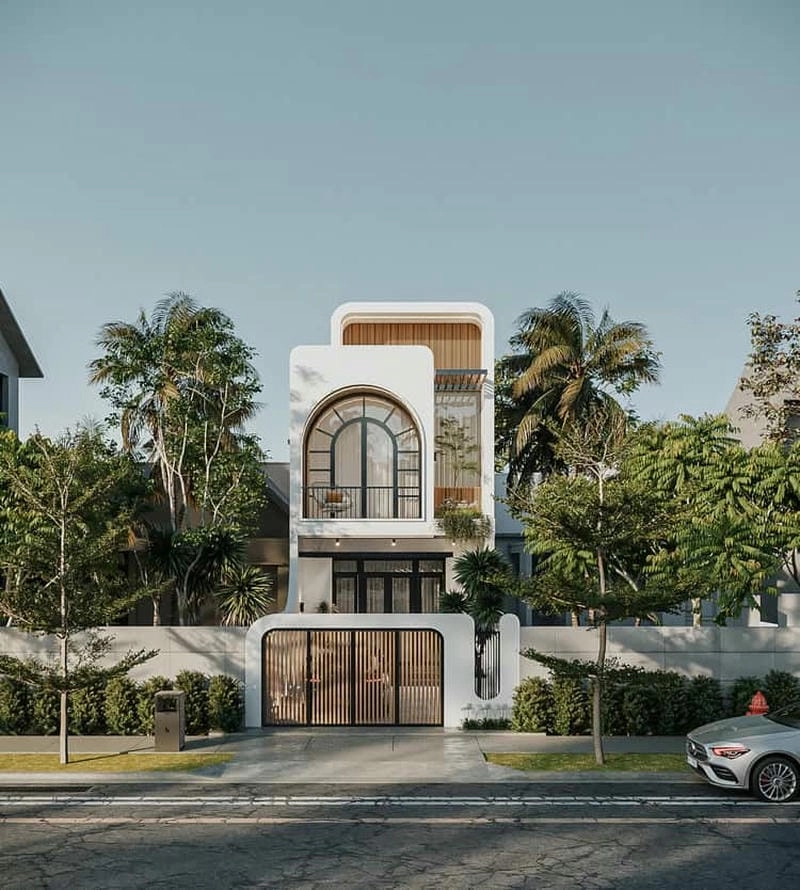 Gợi ý thiết kế nhà 2 tầng rộng 7m ấn tượng