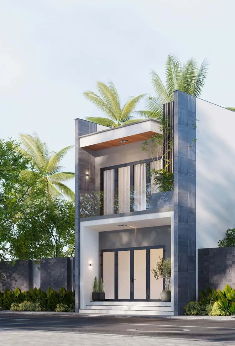 Khám phá mẫu nhà ống 2 tầng 80m2 chuẩn nhà ống hiện đại