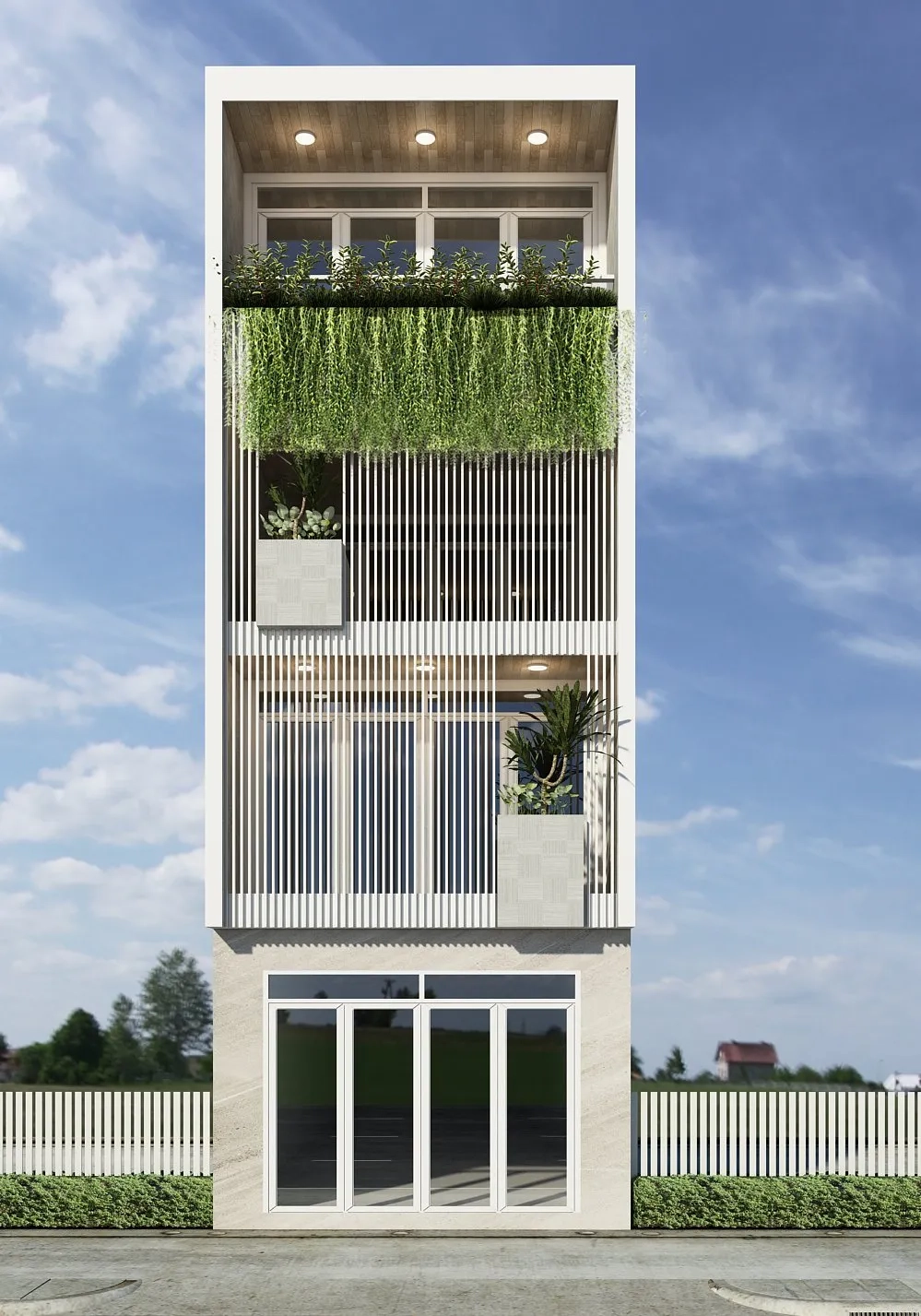 Ngắm nhìn mẫu nhà phố ngang 10m