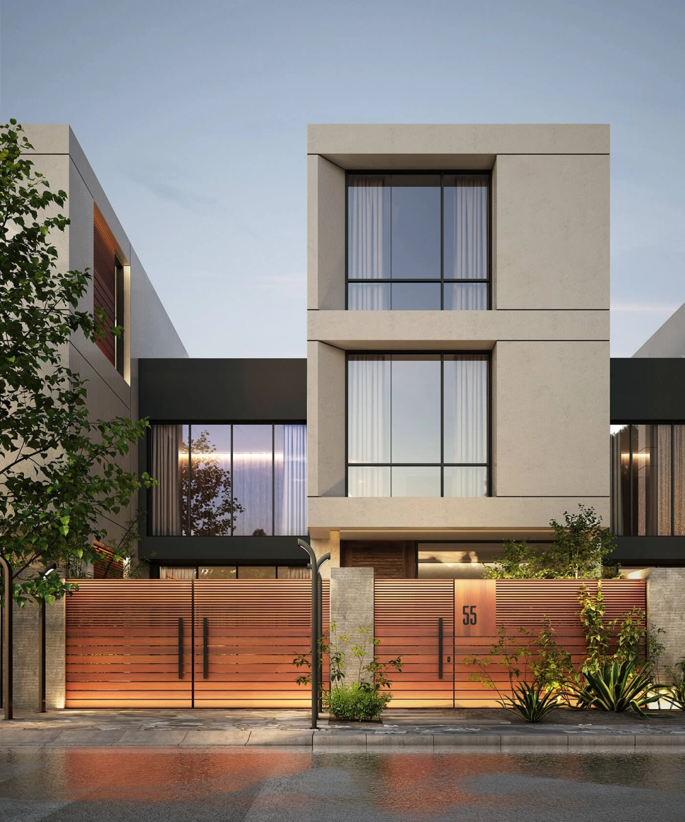 Ngắm nhìn mẫu nhà 2 tầng mái lệch hiện đại kiến trúc sáng tạo