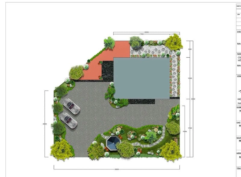 mẫu nhà vườn cấp 4 chữ l thiết kế linh hoạt công năng