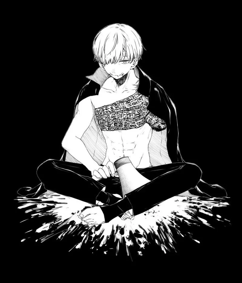 Ảnh Toge Inumaki chibi với tạo hình siêu dễ thương