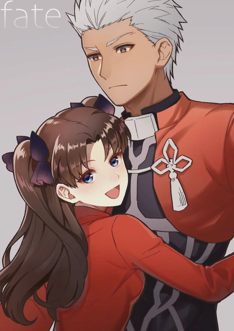 Loạt ảnh lãng mạn của Rin x Archer trong thế giới anime