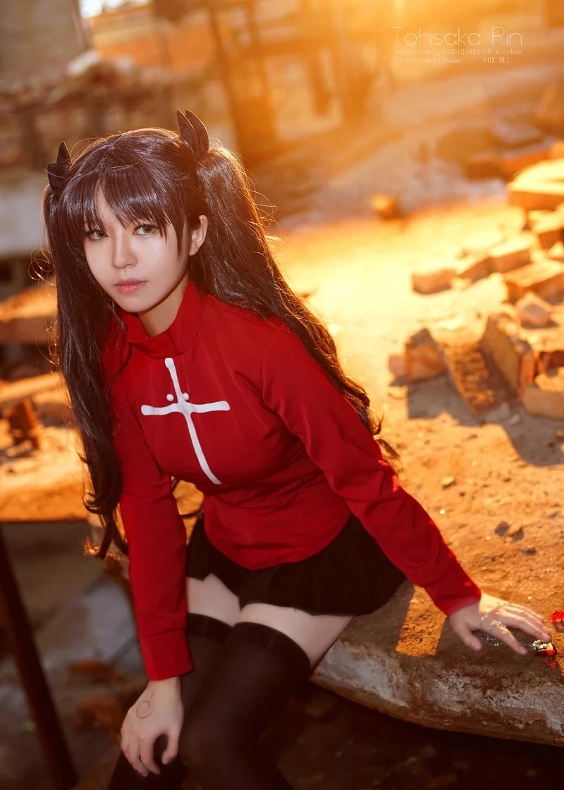 Trọn bộ ảnh fate Rin Tohsaka cosplay hút mắt người xem