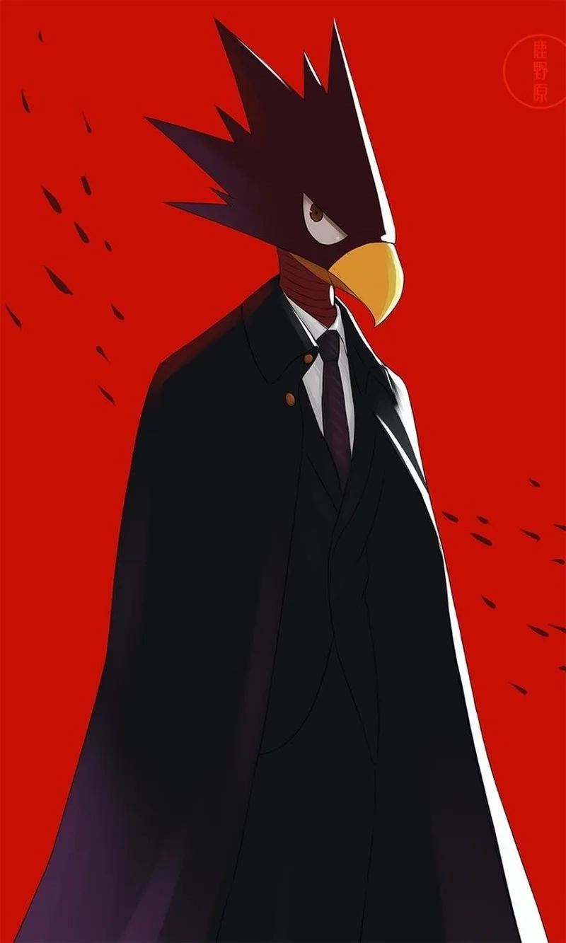 My Hero Tokoyami là học sinh trường UA có tinh thần chiến đấu cao