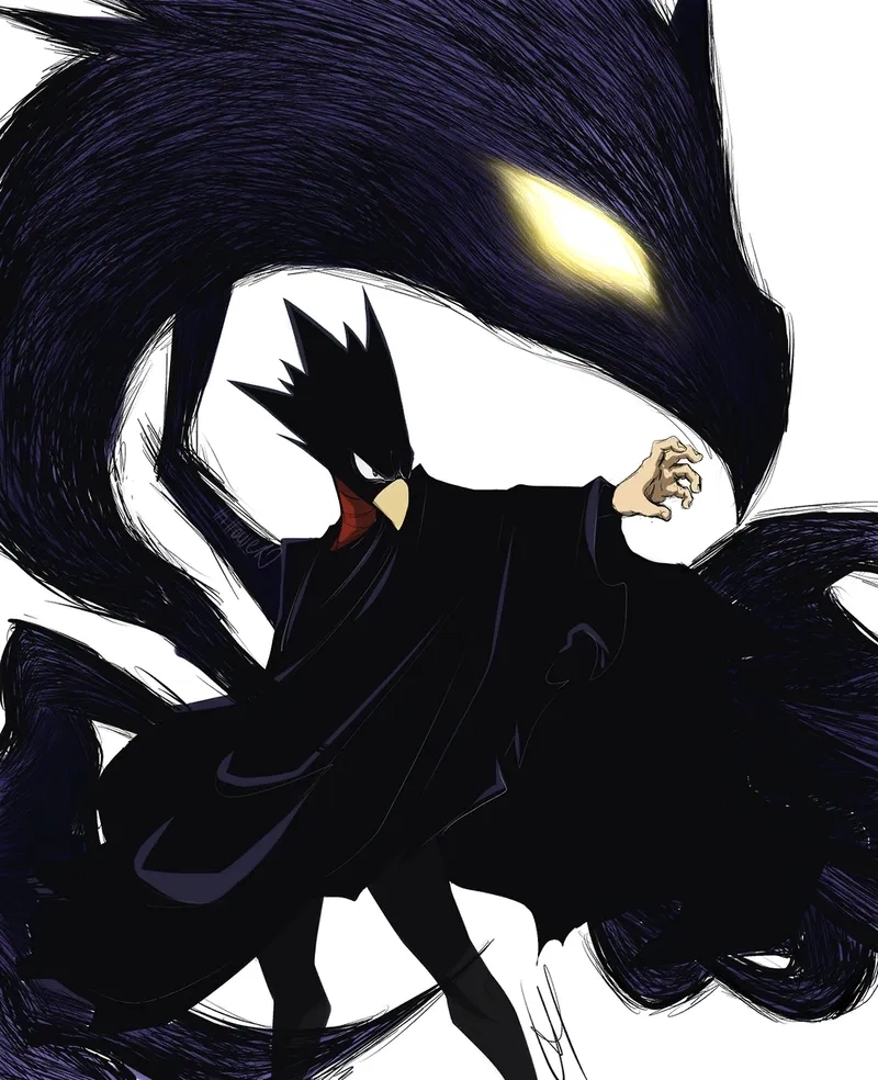 Tokoyami outfits đa dạng phong cách từ học sinh đến anh hùng