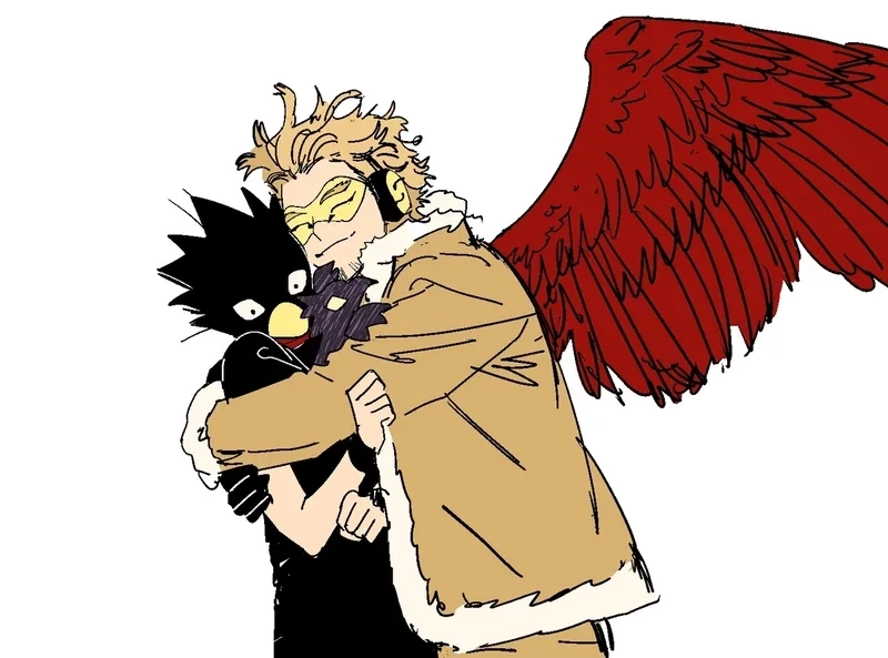 Tokoyami x Hawks là cặp đôi thầy trò nổi tiếng trong cộng đồng fan
