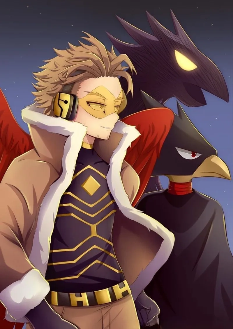 Hawks x Tokoyami ship được fan yêu thích nhờ sự tương tác đáng nhớ