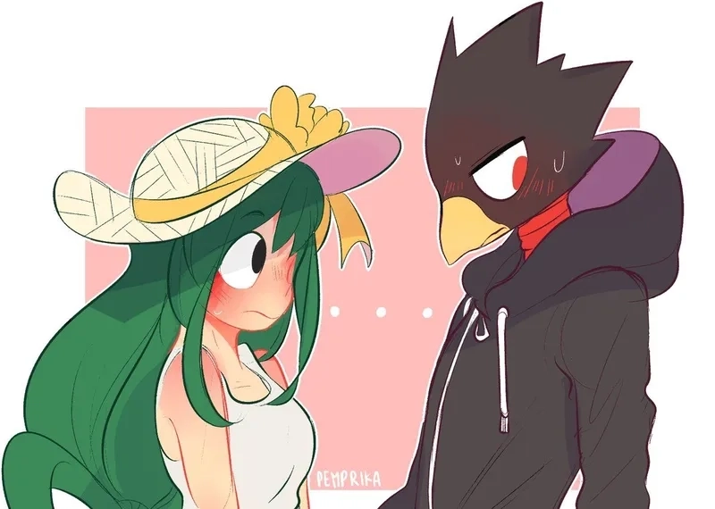Asui x Tokoyami comic là tranh truyện fan sáng tác