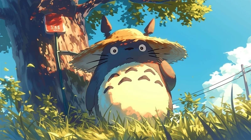 Hình nền Totoro dễ thương được fan Ghibli săn lùng