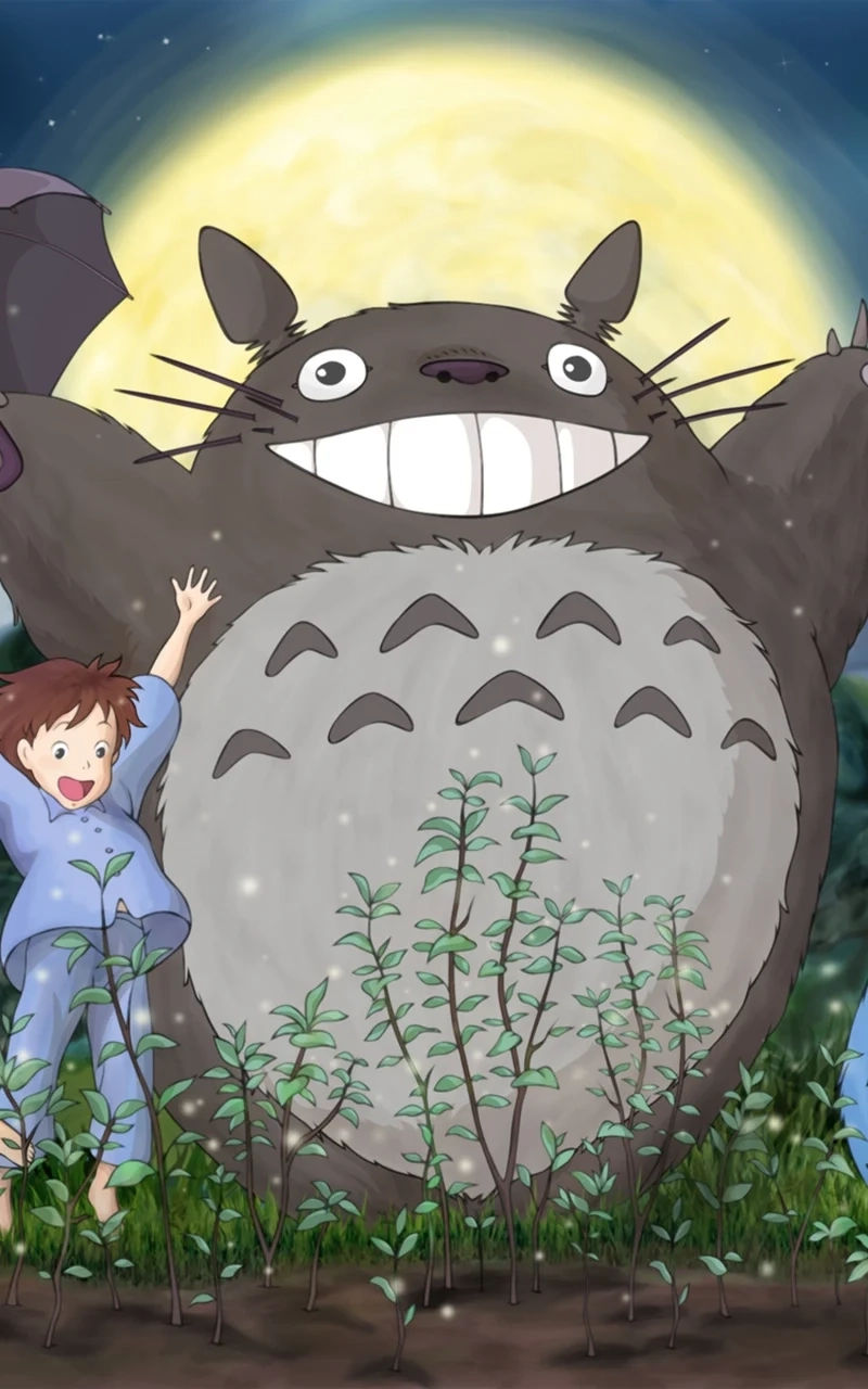 Hình nền Totoro cho máy tính nhẹ nhàng và ấm áp mỗi ngày