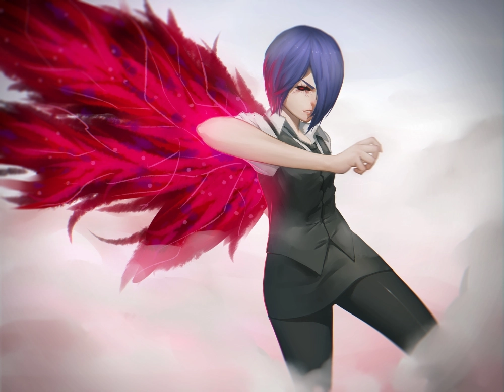 Touka Kirishima wallpaper dành cho người mê nhân vật mạnh mẽ