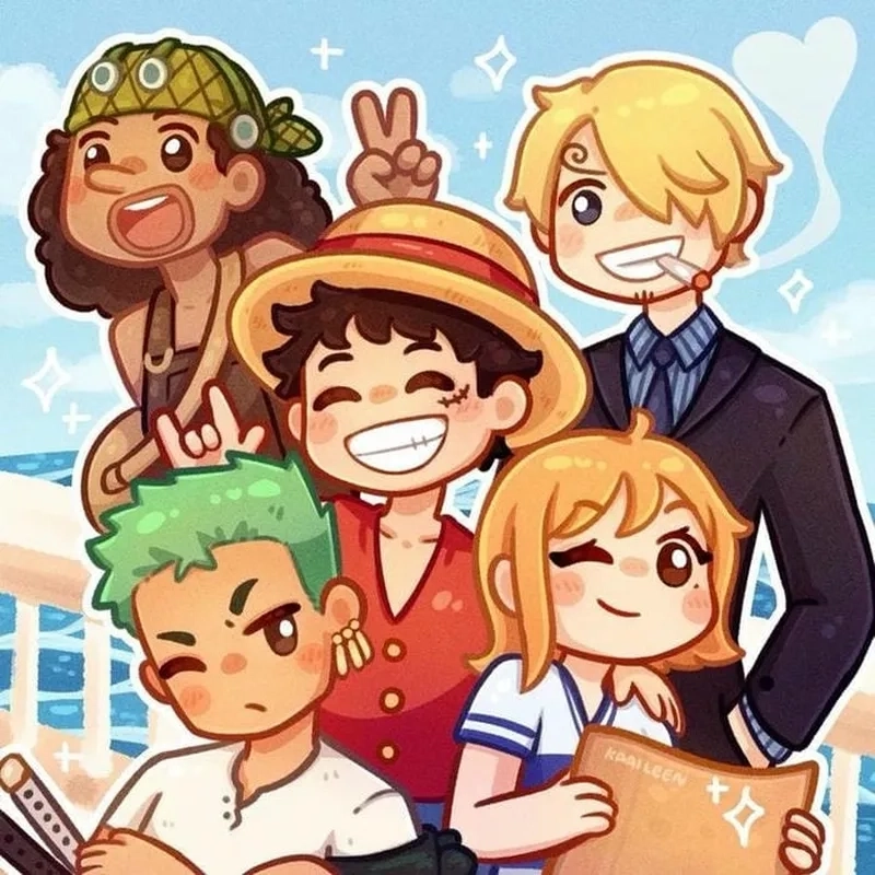 Hình ảnh phiêu lưu đầy cảm xúc của one piece anime luffy