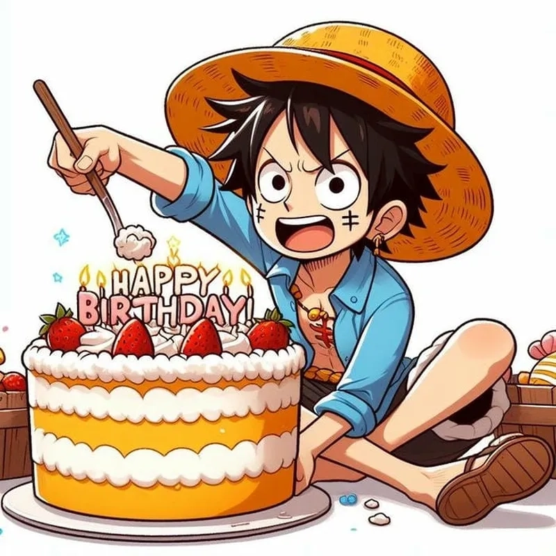 Ảnh hành động đỉnh cao từ one piece monkey d luffy