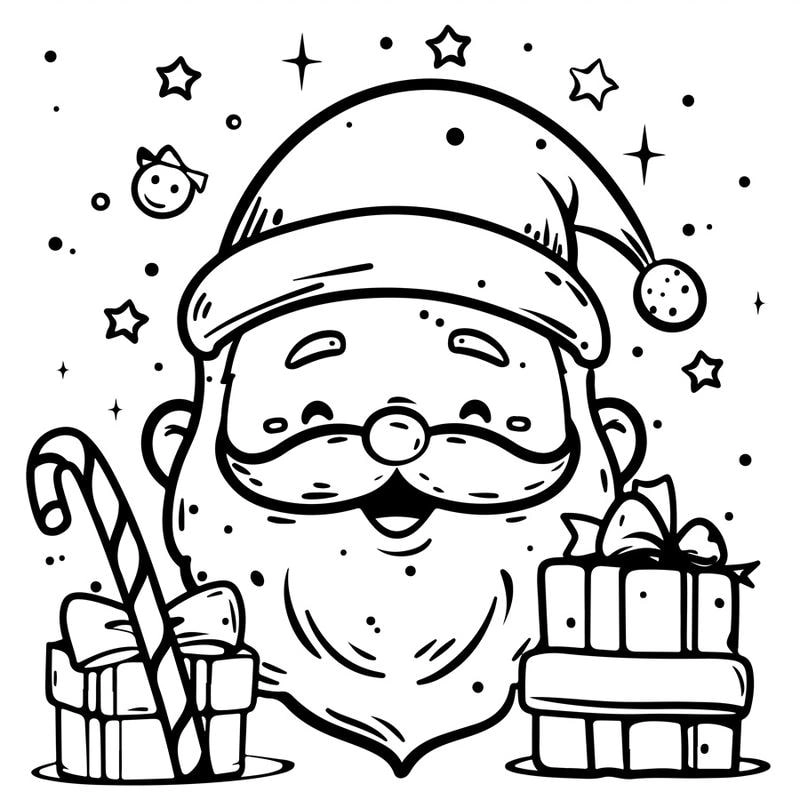 Chọn lựa mẫu tranh tô màu noel đơn giản dễ tô nhất