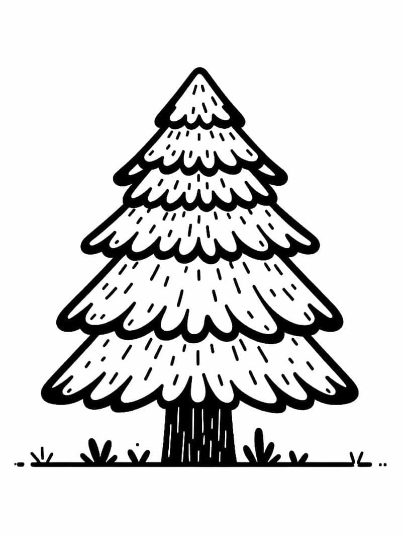 Tải ngay mẫu tô màu cây thông noel đẹp rực rỡ nhất