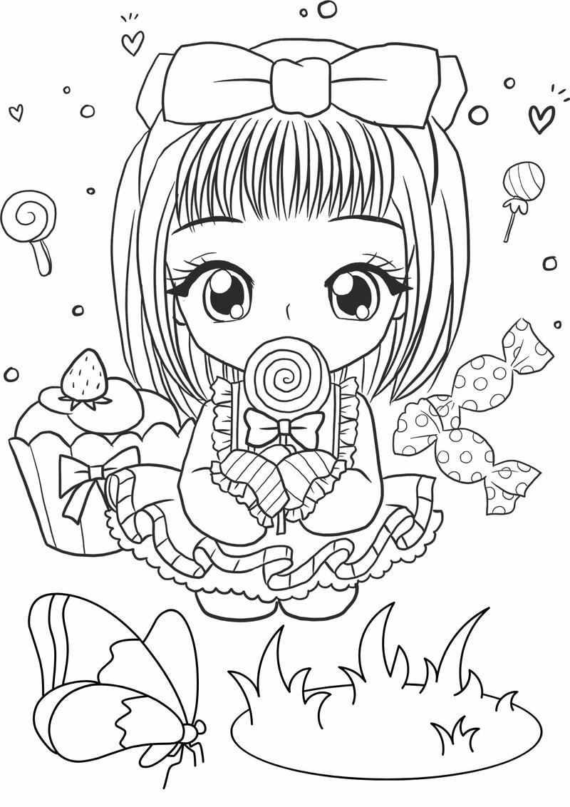 Lựa chọn hoàn hảo tô màu anime cute chibi cho bé học vẽ