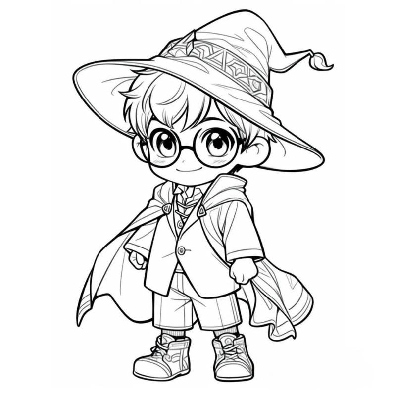 Cùng bé trải nghiệm nezuko chibi cute tranh tô màu anime cute