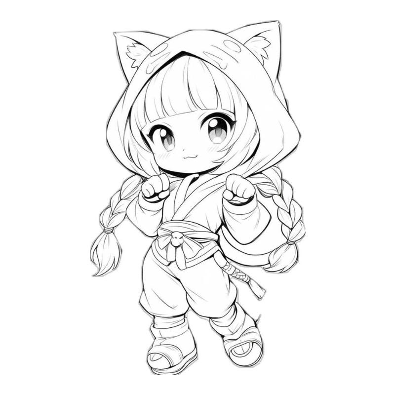 Khơi dậy đam mê với loạt tô màu hình anime đầy màu sắc