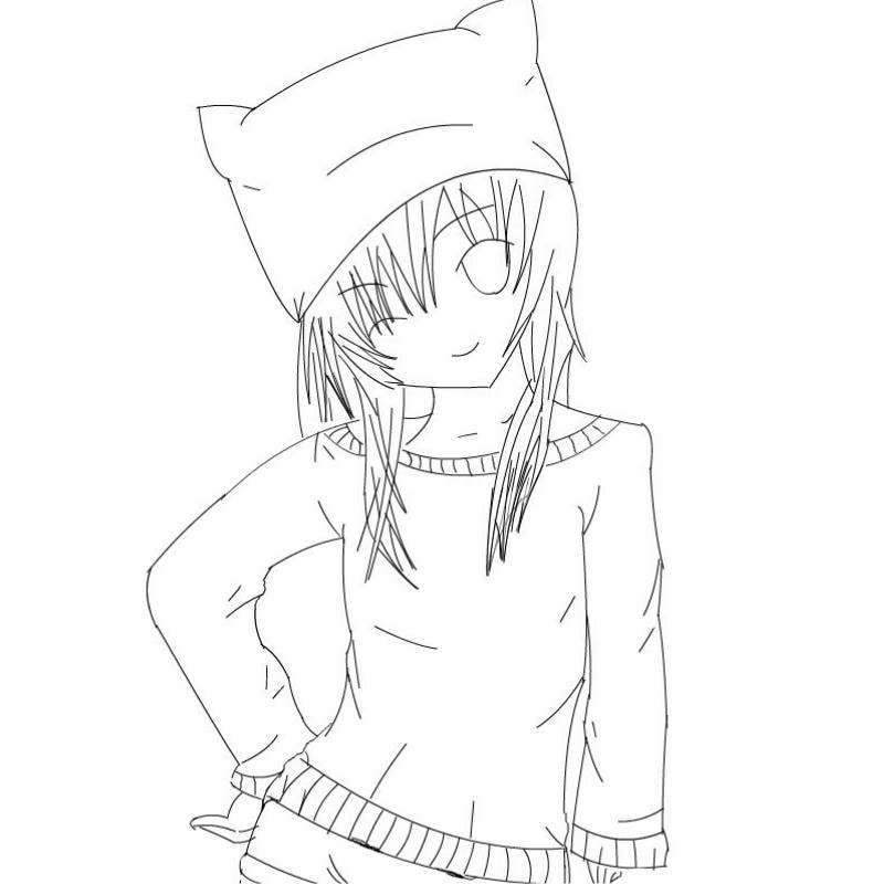 Trọn bộ Tranh Tô Màu Anime Girl Ngầu cực chất