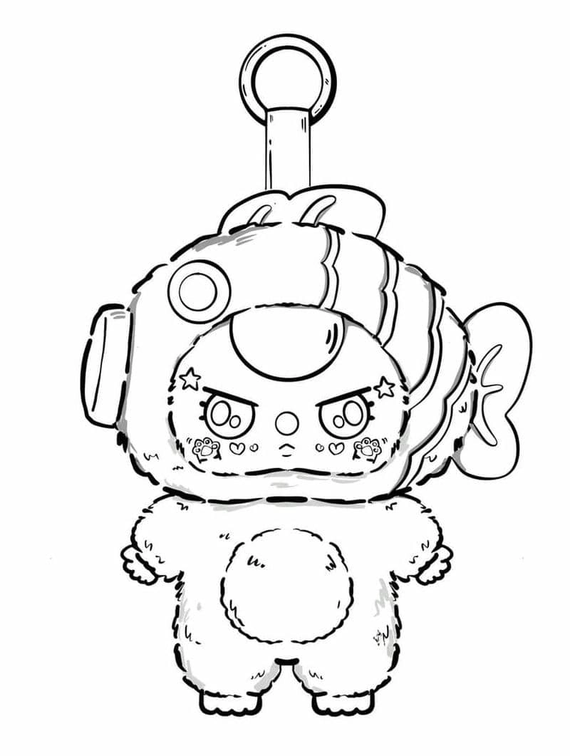 Tranh tranh tô màu baby three chủ đề ngộ nghĩnh đáng yêu