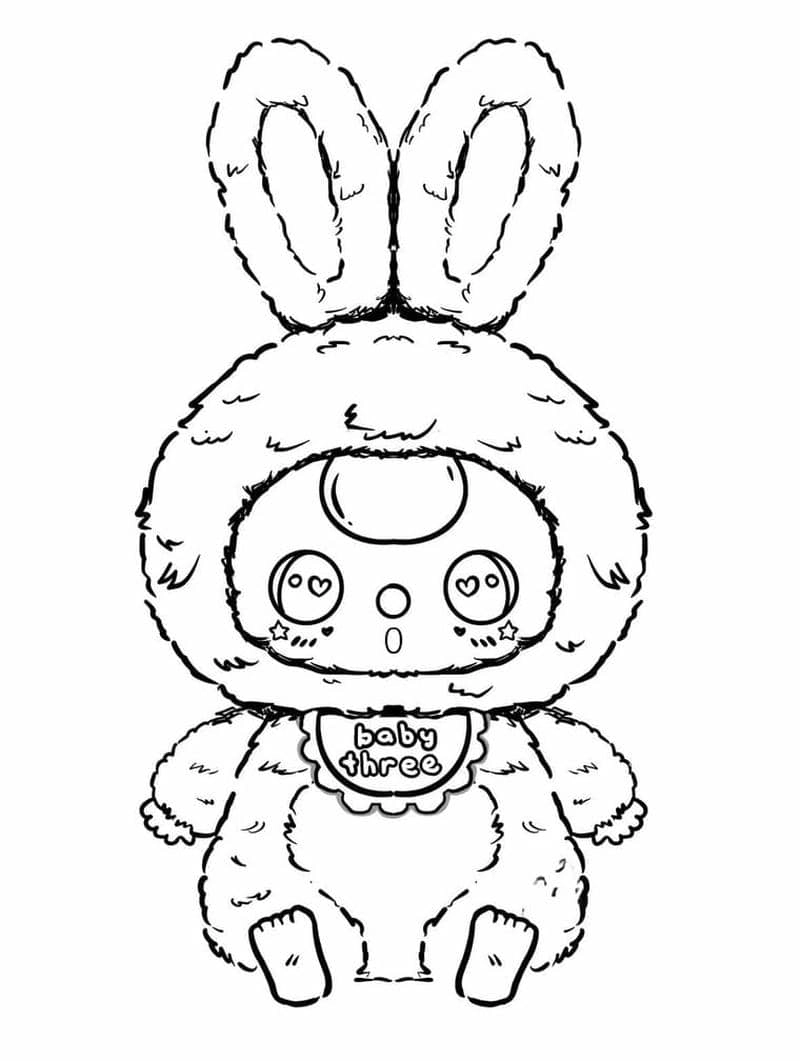 Tranh tô màu vẽ tranh tô màu baby three sáng tạo đa dạng