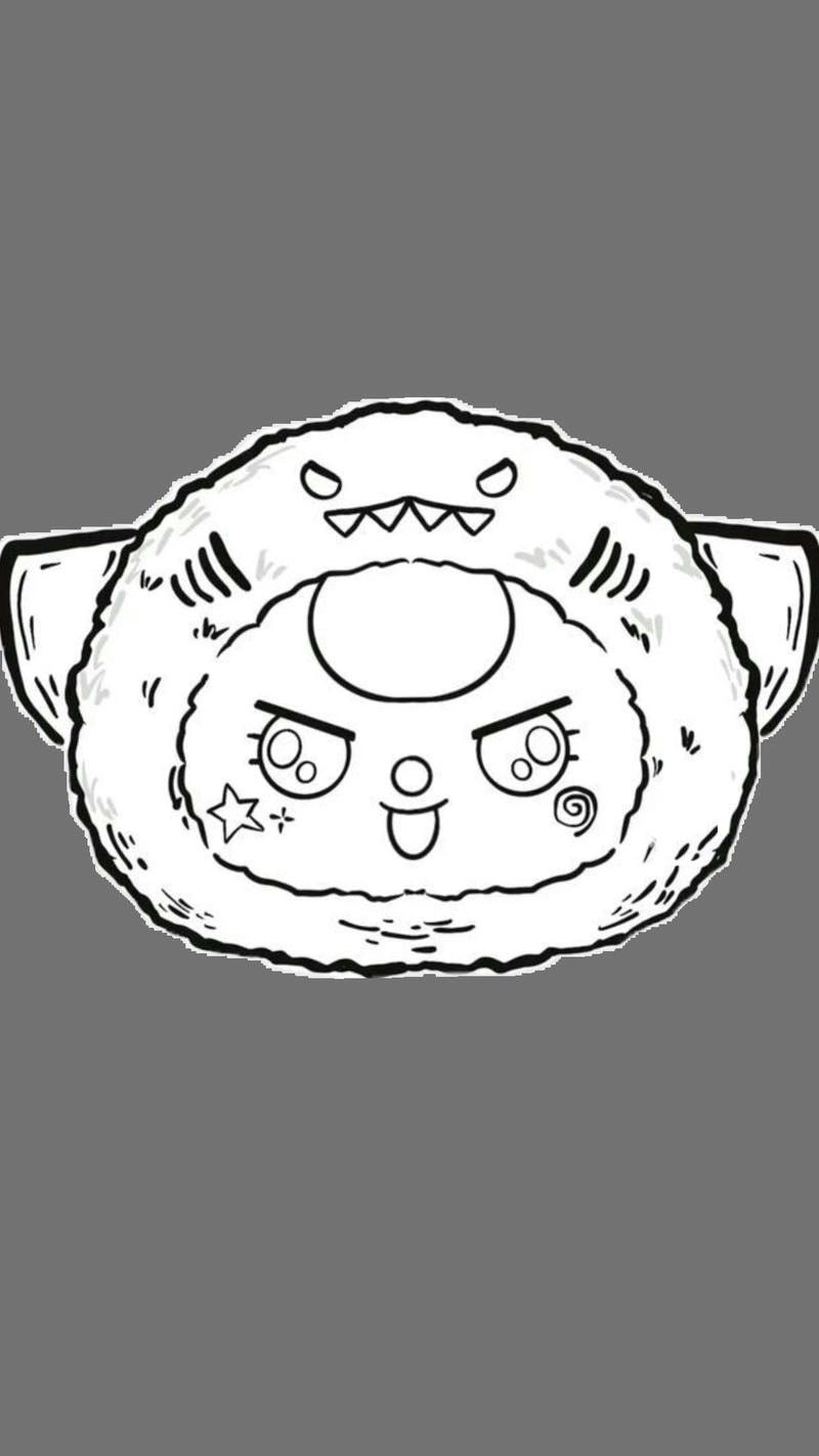 Baby three cute tô màu cực dễ thương