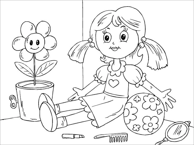 Vẽ paper doll búp bê giấy tô màu độc đáo