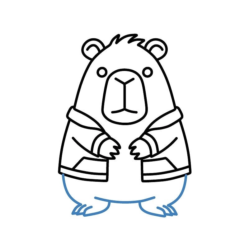 Tô màu capybara và những người bạn thật sinh động