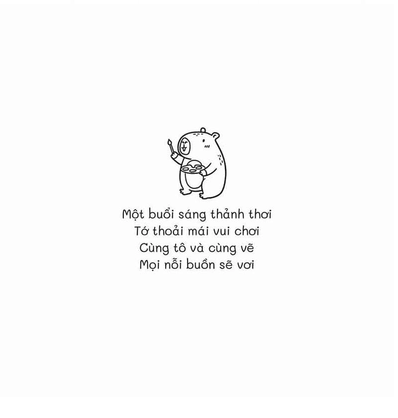 Tô màu capybara dễ thương giúp bé vui học mỗi ngày