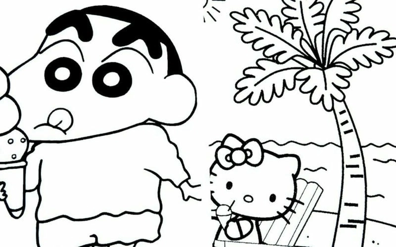 Tranh tô màu cho trẻ 3 tuổi dễ tô và hấp dẫn