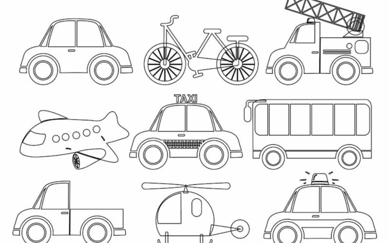 Tranh tô màu cho bé 8 tuổi đa dạng và sáng tạo