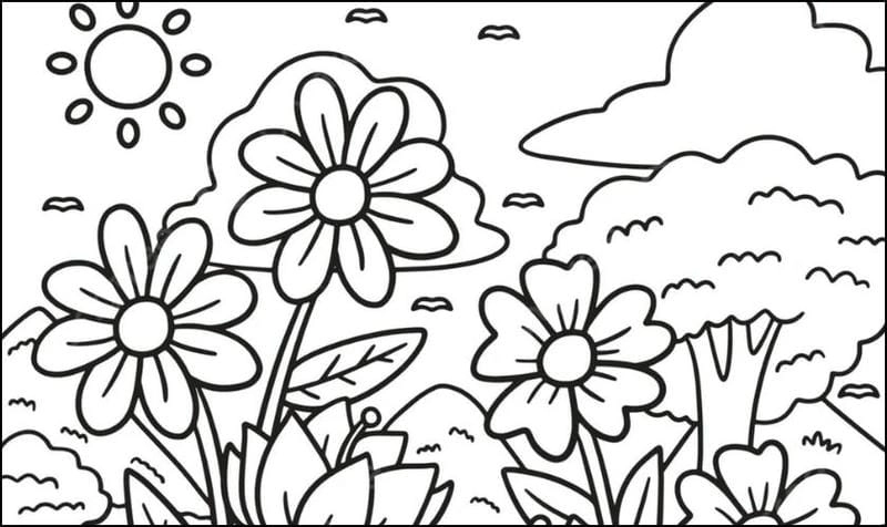 Tranh tô màu cho bé trai 7 tuổi sinh động và hấp dẫn