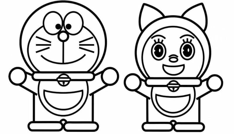 Tranh tô màu cho bé 3 tuổi đơn giản dễ thực hiện