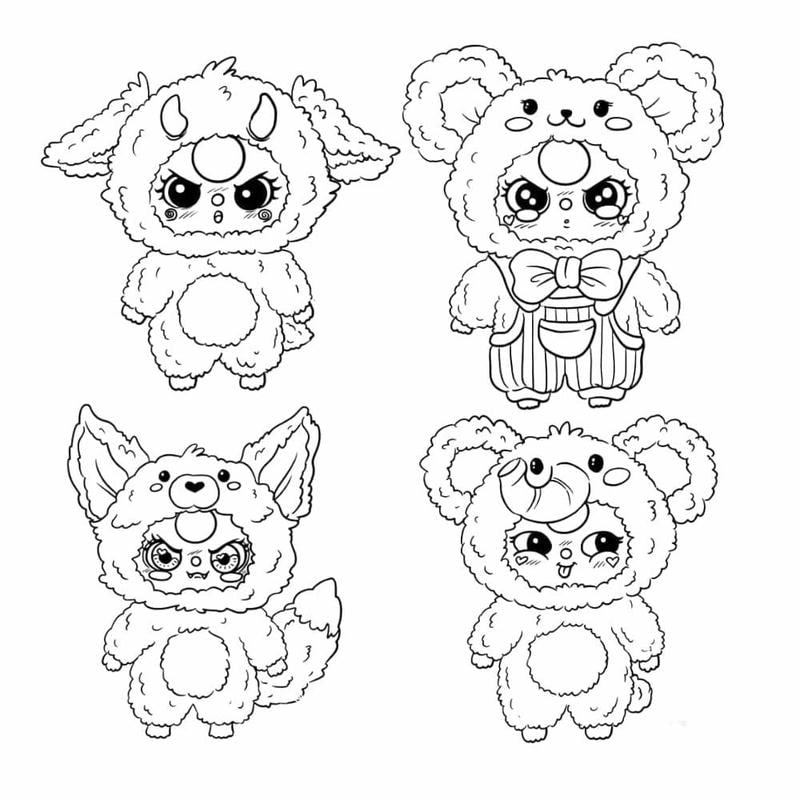 In hình tô màu cho bé gái chọn ngay tranh tô màu cho bé gái