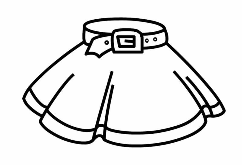 Hình bé gái tô màu cực xinh trong tranh tô màu cho bé gái