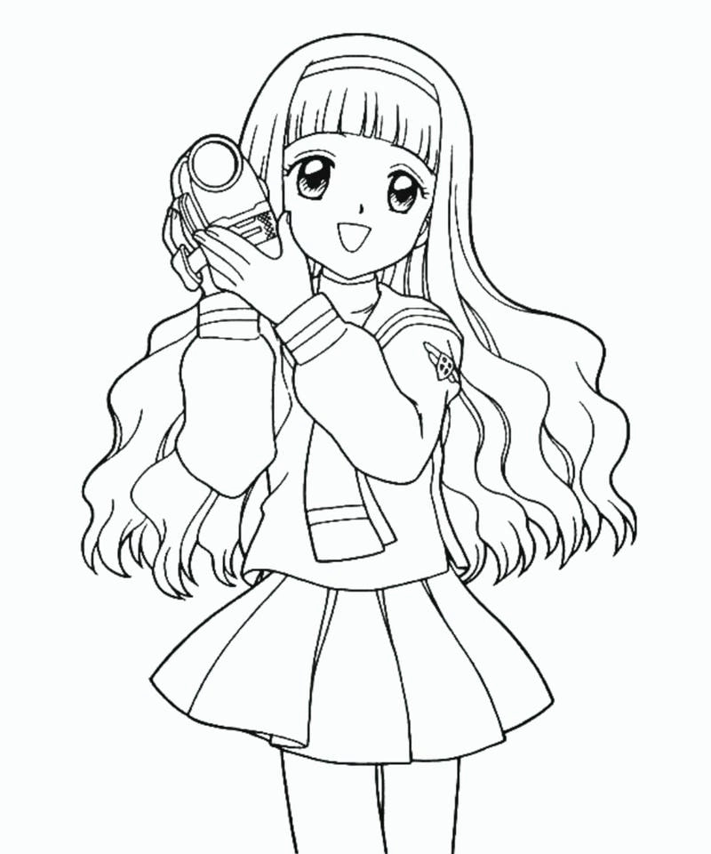 Quần áo tô màu váy bé gái siêu đẹp trong tranh tô màu cho bé gái