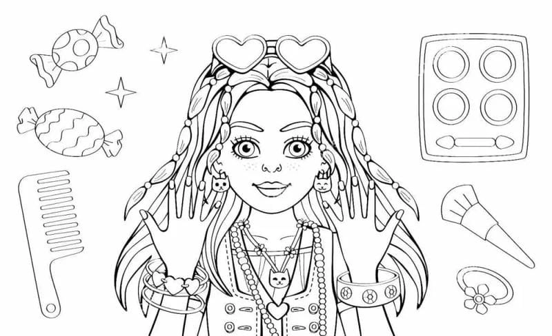 Tranh tô màu đẹp cho bé gái chọn ngay tranh tô màu cho bé gái