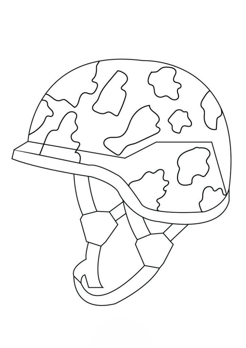 Sáng tạo tô màu mũ chú bộ đội đầy ý nghĩa