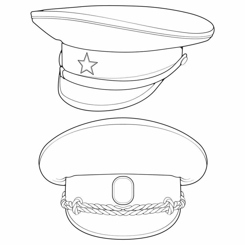 Vẽ đẹp tranh tô màu mũ cối chú bộ đội huyền thoại