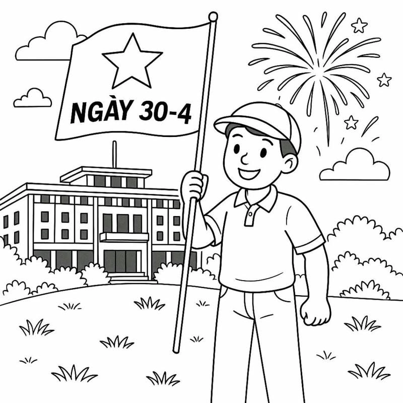 Khám phá tranh vẽ tô màu chú bộ đội sáng tạo