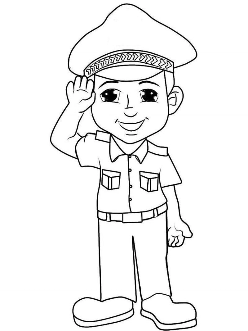 Khám phá ảnh tô màu chú bộ đội đầy sáng tạo