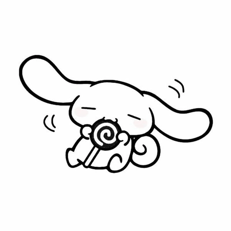 Bé yêu coloring pages cinnamoroll tô màu cute siêu đáng yêu