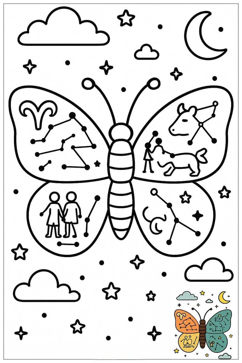 Tải ngay bộ hình bướm tô màu cho bé tập tô mỗi ngày