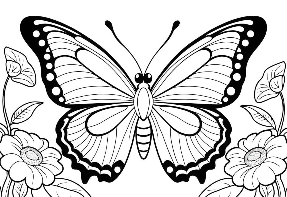 Bé học phối màu với hoạt động tô màu cánh bướm sinh động