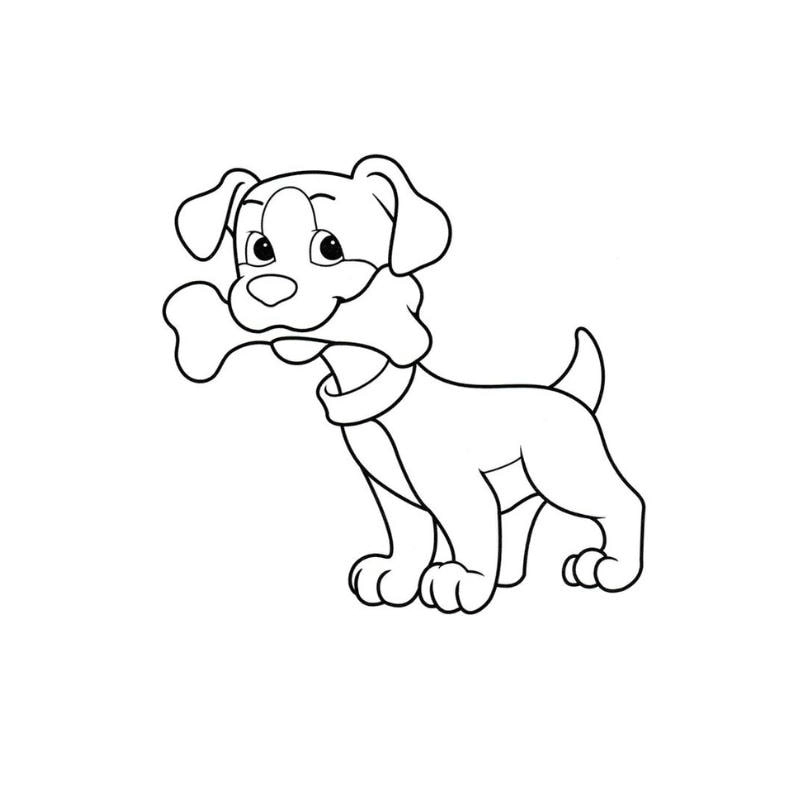 Sáng tạo với tô màu con chó mọi phong cách